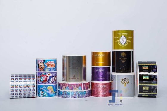 0.3mm-3.0mm πάχος Ετικέτα θερμής σφράγισης με καθρέφτη / βούρτσισμα / ανάγλυφο