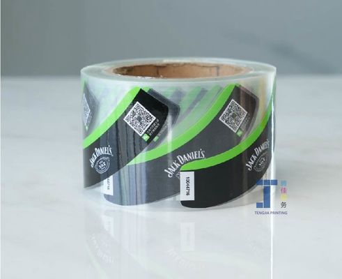 Ετικέτα με αυτοκόλλητα κρασιού Πλήρης έγχρωμη εκτύπωση