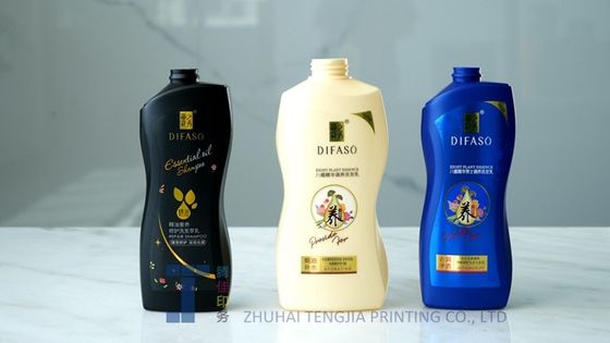 Εκτύπωση Offset Ετικέτες PP πλαστικών μπουκαλιών σαμπουάν αυτοκόλλητα