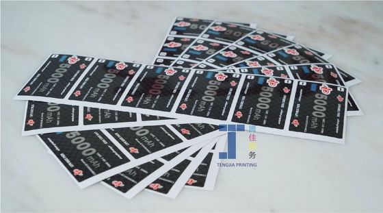 Λάμψη κατά της παραχάραξης με γυαλιστερή επιφάνεια